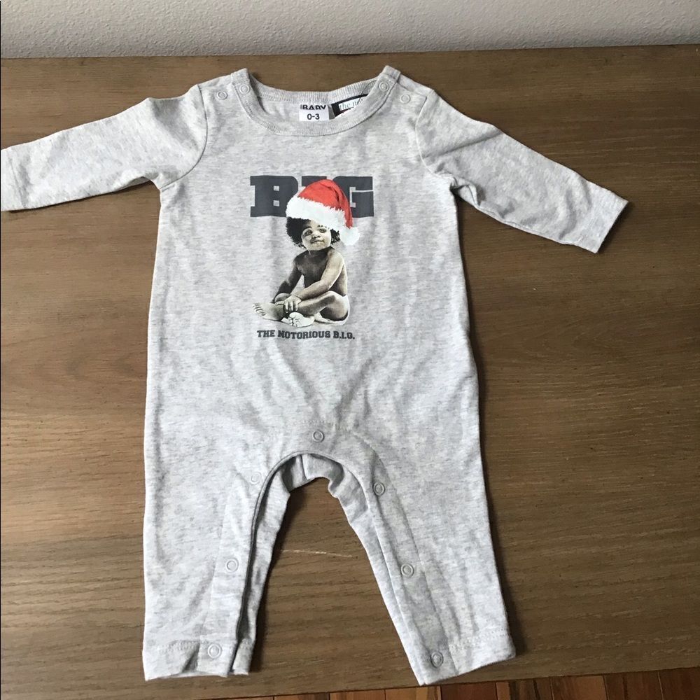 Biggie smalls onesie 